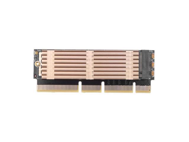 ALLOYSEED M.2 NGFF to PCI-E 16x Adapter Extender Card M-Key M.2 NVMe to PCI-E 16x Card for 1U 2U Servers with Heat Radiator... 
