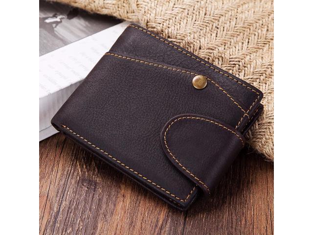 mens leather money bag