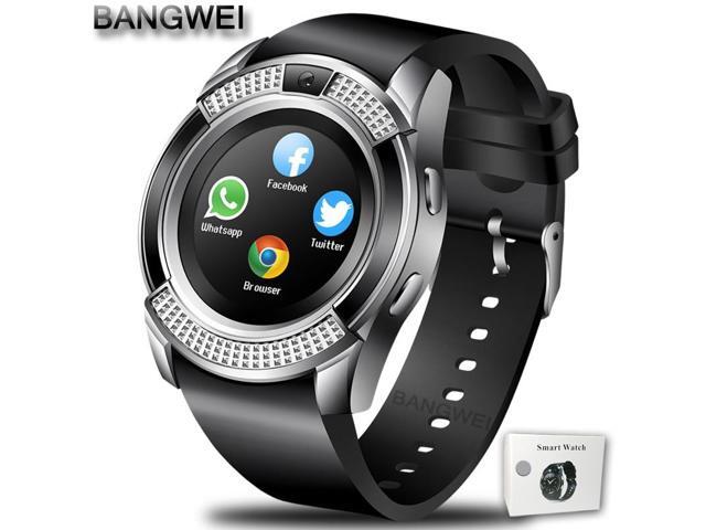 2018 new smart watch round support nano sim