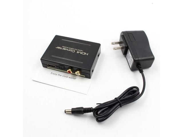 RCA L//R Extractor Converter Audio Splitter SPDIF 1080P HDMI to HDMI Optical
