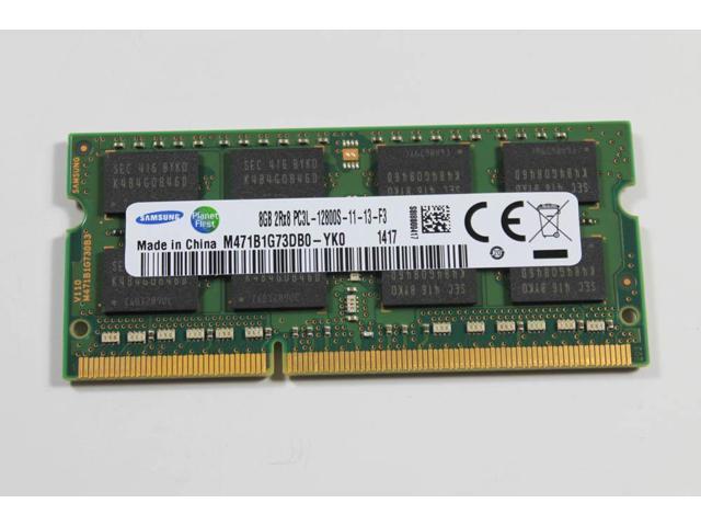 M471B1G73DB0-YK0 Samsung 8GB DDR3 PC3L-12800S Laptop Sodimm Memory RAM