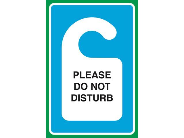 Please Do Not Disturb Print Door Hanging Picture Large Wall Home
