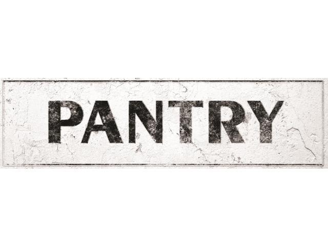 Pantry Farmhouse Rustic Kitchen Vintage Home Decor Outdoor Indoor Sign 10x36 Plastic