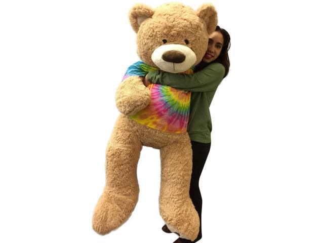 giant tie dye teddy bear