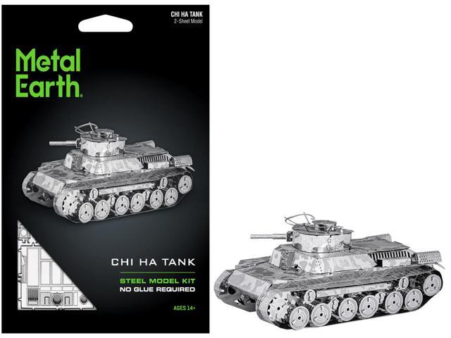 Solve Boredom with Metal Earth Japanese Chi-Ha Tank 3D Laser Cut Kit