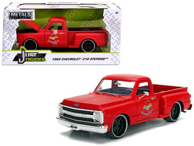 diecast red pickup truck