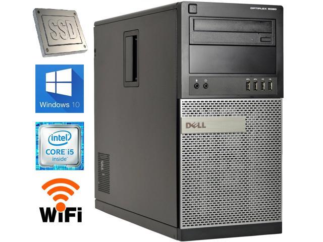 Wi-Fi 16GB DDR3 RAM Custom Built Dell OptiPlex Tower Desktop Computer PC i5 4570 3.20 GHz GeForce GT 1030 2GB Windows 10 Pro Renewed 256 GB SSD Gaming Keyboard & Mouse 