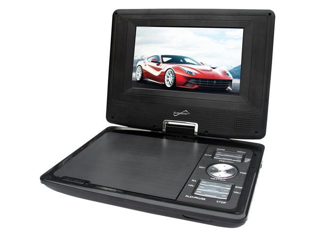 SuperSonic Portable TFT Swivel Display DVD Player with Digital TV Tuner, USB/SD Inputs and AC/DC SC-257A