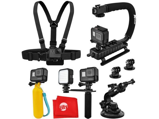 F-60 Reloaded Action Camera Navitech 30-in-1 Action Camera Accessories Combo Kit with EVA Case Compatible with The Nilox F-60 MM93