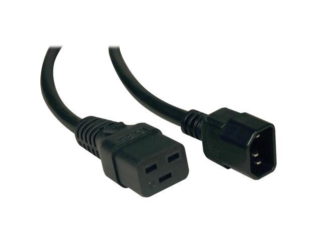 10FT POWER CORD ADAPTER CABLE C19 TO C14 10A 16AWG - Newegg.com