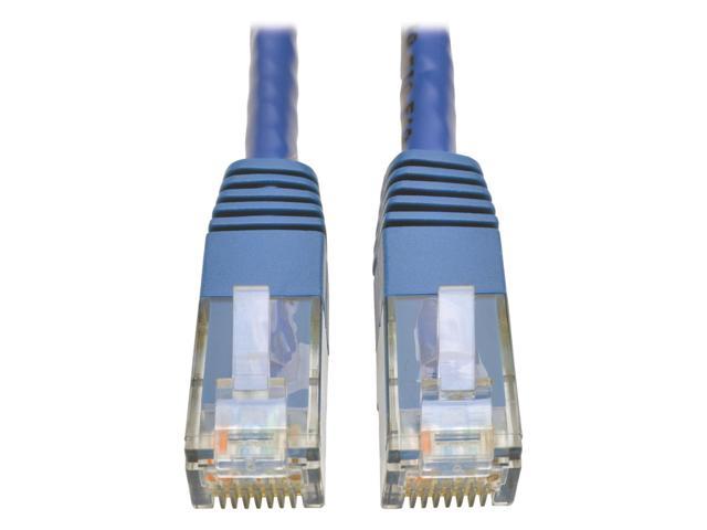 Tripp Lite Cat6 Gigabit Molded Patch Cable, 10 ft. RJ45 (M/M), 550MHz 24 AWG Blue 10' (N200-010-BL)