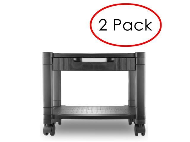 Circuit City 2 Pack Of Ps2td 2 Shelf Wheeled Rolling Printer Cart