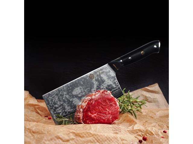 Kessaku 7-Inch Meat Cleaver Butcher Knife - Dynasty Series