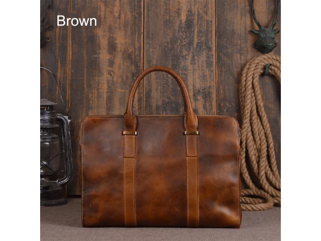 genuine leather business bags