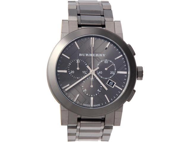 Gray Ion Plated Stainless Steel Watch 