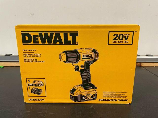 DeWALT DCE530P1 20V Max Cordless Heat Gun Kit