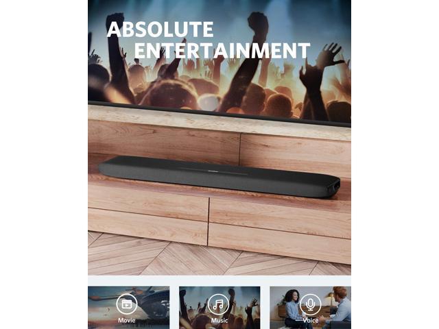 Soundcore Infini Pro Integrated 2.1 Channel Soundbar with Dolby Atmos and  Built-in Subwoofers, TV Surround Sound System with 4K HDR Pass-Through,  HDMI 