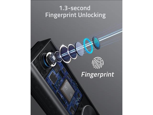Fingerprint Security Touch Keypad Digital Induction Electronic Smart Door Lock 