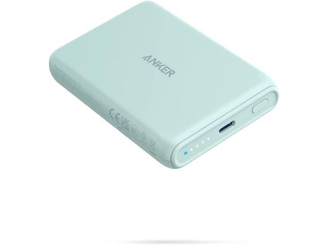 12 Mini Design for iPhone 12/12 Pro 12 Pro Max Magnetic Wireless Portable Charger 5000mAh Power Bank with USB-C Cable and Bracket Holder