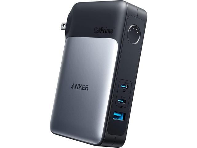 Anker 733 Bank (GaNPrime PowerCore 65W), 2-in-1 Hybrid Charger, 10,000mAh USB-C Portable Charger with 65W Wall Charger, Works for iPhone 13, Samsung, Pixel, MacBook, Dell, and More - Newegg.com