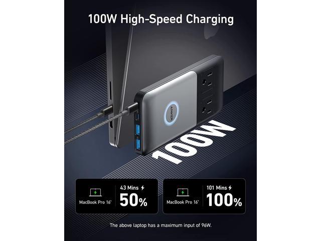 Anker 727 Charging Station ( GaNPrime 100W ), Compact Power Strip