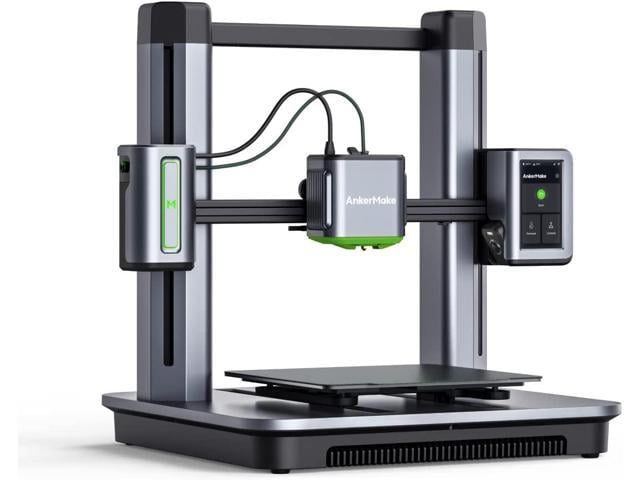 Photo 1 of *Brand New* AnkerMake M5 3D Printer, FDM 3D Printer, 5X Faster and Extra Intelligent, Cut Print Time by 70%, Smooth 0.1 mm Detail, Error Detection with AI Camera, Auto-Leveling, Integrated Die-Cast Aluminum Alloy