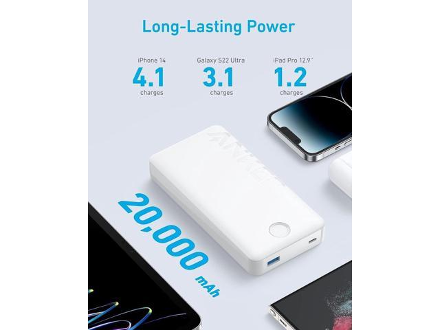  Anker Portable Charger, Power Bank, 40,000mAh 30W Battery Pack  with USB-C High-Speed Charging, for MacBook, iPhone iPhone 15/15 Plus/15  Pro/15 Pro Max, iPhone14/13/12 Series, Samsung Galaxy, iPad : Cell Phones 