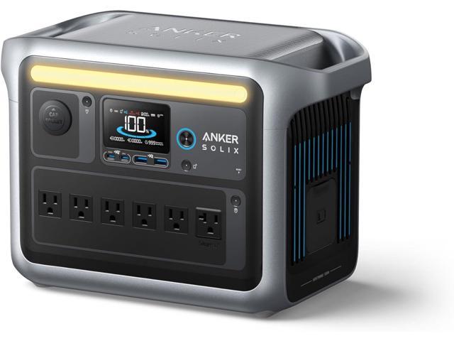 Anker SOLIX C1000 Portable Power Station, 1800W (Peak 2400W) Solar ...