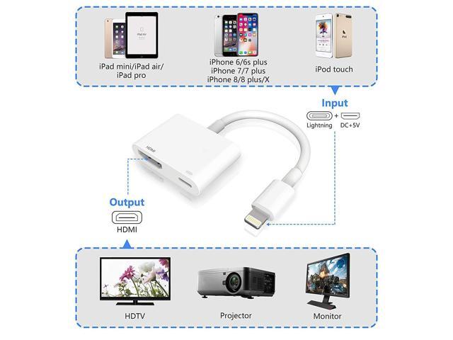 av adapter iphone hdmi to tv