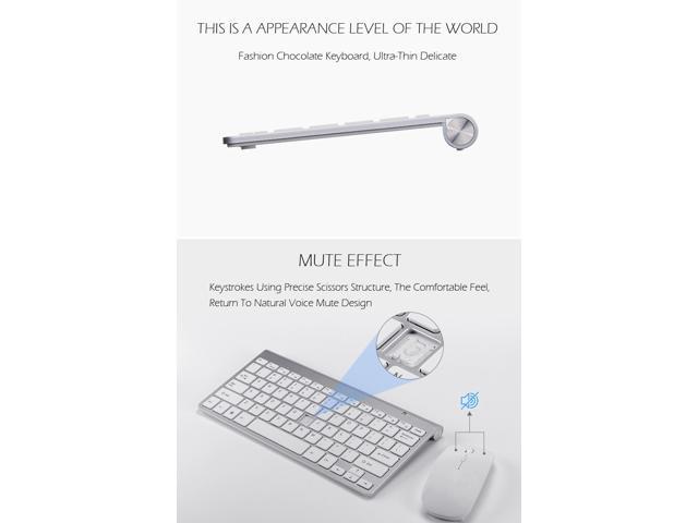 Wireless Keyboard and Mouse - Wireless Keyboard Ergonomic Full