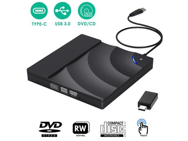 Luom External Cd Drive Usb 30 Portable Cd Dvd Rw Drive Dvdcd Rom