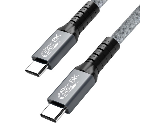 Usbc Egpu Cable 40Gbps USB C to USB C Cable 48V/5A 240W Charging Support 8K 60Hz HD ...