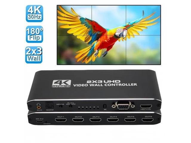 2x3 HDMI Video Wall Controller, 1080P@60Hz HDMI TV Wall Processor, 4K ...