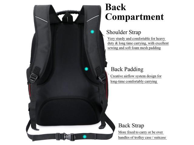 SOCKO 17.3 Inch Shockproof Laptop Backpack with USB Port / Roomy ...