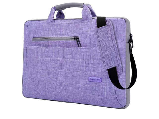 purple computer bag