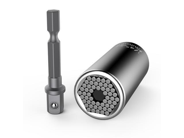 Cool Stuff for Men Gifts for Men Tools for Construction Workers Universal Socket, Men,Fathers,Husbands 7-19mm Multi-Function Ratchet Wrench Power Drill Adapter 2Pc Set Cool Stuff for Men Gifts for Men Tools for Construction Workers Universal Socket, Men,Fathers,Husbands 7-19mm Multi-Function Ratchet Wrench Power Drill Adapter 2Pc Set