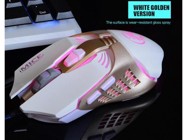 iMice V5 Programmable Gaming Mouse 3200DPI 7 Buttons Backlit USB Wired