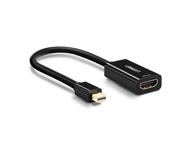 LUOM Mini DisplayPort (Thunderbolt) to HDMI Adapter Support 3K&4K for Apple MacBook Pro MacBook Microsoft Surface Pro 4 Pro 3, Google Chromebook - Black - Newegg.com