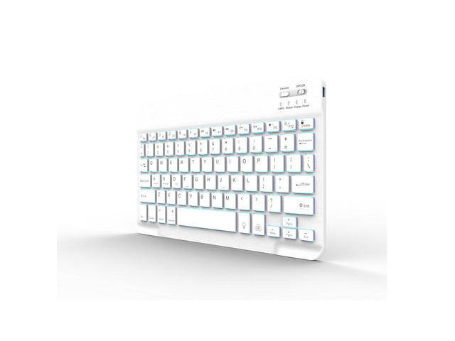 LUOM Universal Slim Portable Wireless Bluetooth with 7-Colors Backlit ...