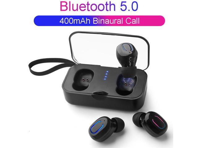 Bluetooth 5.0 Wireless Earbuds Waterproof TWS Stereo Bluetooth Headphones Built in Mic in Ear Bluetooth Earbuds Premium Sound with Deep Bass for Sport