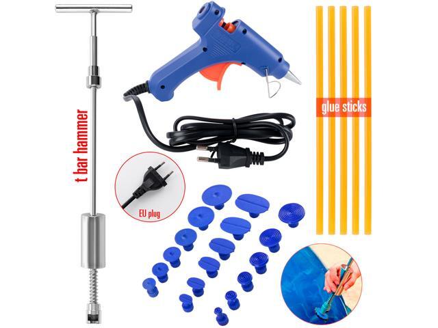 Body Paintless Dent Repair Hail Removal Tool Bar Slide Hammer Puller Tabs Tool