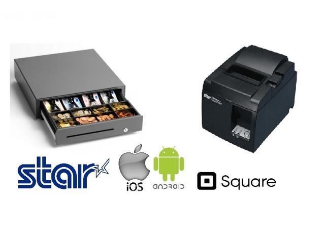 Square Pos Bundle Includes Star Tsp143u Star Cash Drawer