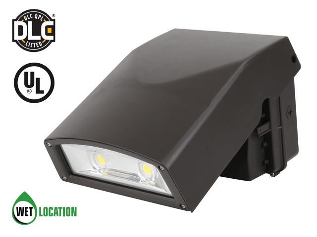 Triglow 90 Watt Led Adjule Wall Pack 100 277v 10 500 Lumens 5000k Daylight White Outdoor Light Fixture Ul Listed And Dlc Approved