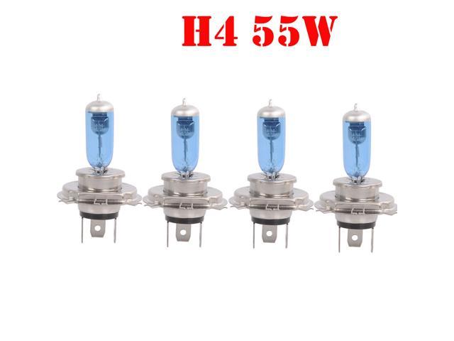 HOTSYSTEM 4Pcs H1 6000K Xenon Gas Halogen Headlight White Light Lamp Bulbs 100W