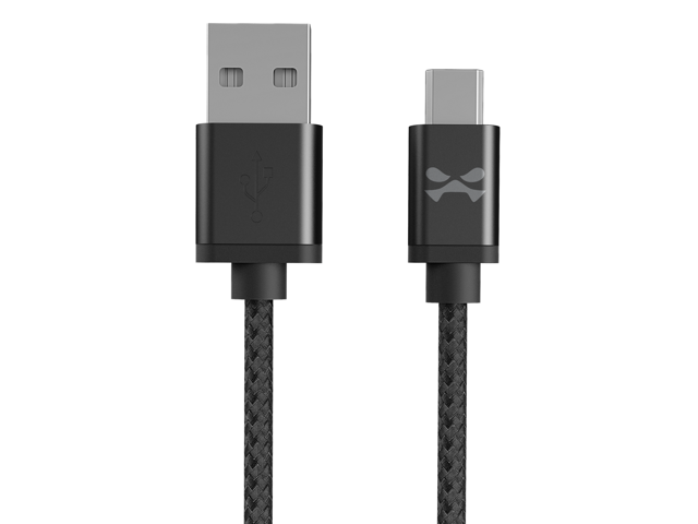 Ghostek NRGline Series 6FT Fast Charging Nylon Braided Micro USB Cable – Black