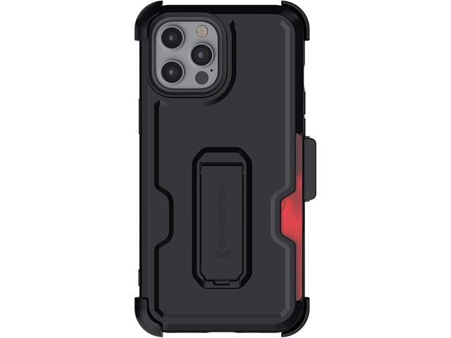 Protective Slim Clear Back Cover with Holster Encased iPhone 12 Pro Max Belt Clip Case 2020
