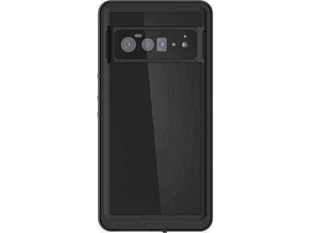 Ghostek NAUTICAL slim Pixel 6 Pro Waterproof Case with Screen Protector and Camera Lens Cover Built-In Heavy Duty Shockproof Protection Phone Cover Designed for 2021 Google Pixel 6 Pro (6.71") (Black)