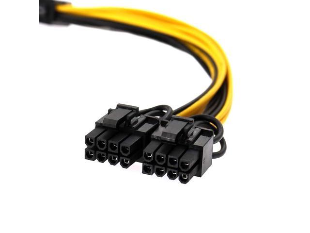 1PCS 6+2 Male Splitter Power Adapter Cable GPU Power Cable 8 inch ZkeeShop 8 Pin Female to Dual 8Pin 
