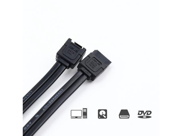 Perdóneme árbitro Chillido Lot of 2 ASUS 16" SATA 3 6Gb/s Cable with Secure Latch - Serial ATA III  Interconnect Data Cable (2pcs/pack) - Newegg.com