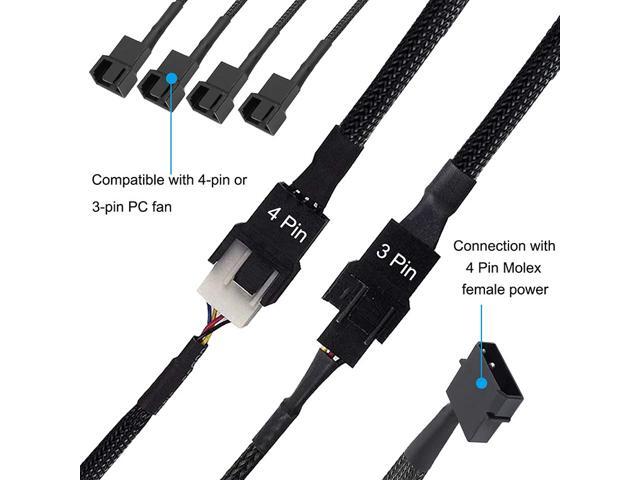 Adattatore A Y Da TX3 A LP4 Per Ventola CPU: Collegamento Diretto All'alimentatore - 3